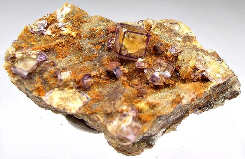 Fluorit gelb violett - ,