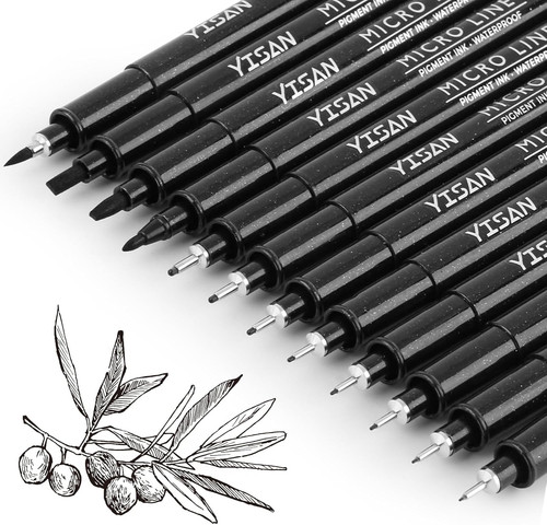 Yisan fineliner stifte set - stifte,
