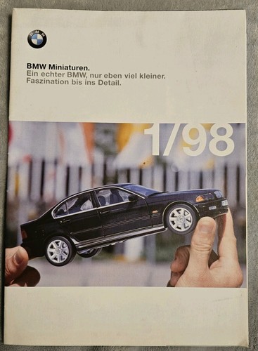 Prospekt poster bmw miniaturen - bmw,