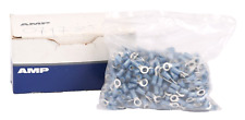 500 Stück AMP Ringklemmen 24-4 16-14 Ringkabelschuhe Blau 0130094