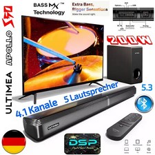 Soundbar ULTIMEA APOLLO S50 Dolby Atoms 3D Surround BassMX 200W  eARC HDMI BT