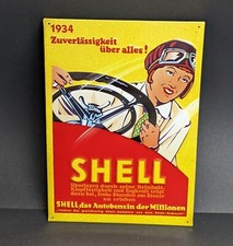Shell Blechschild  / 21 x 29,5