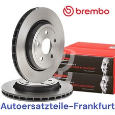 2x BREMBO Bremsscheiben HINTEN für JEEP GRAND CHEROKEE 4 IV (WK, WK2) + VAN WK2