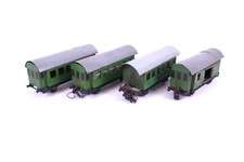 Stadtilm 4 tlg. Set Personenwagen Gepäckwagen Donnerbüchse Modellbahn Spur S