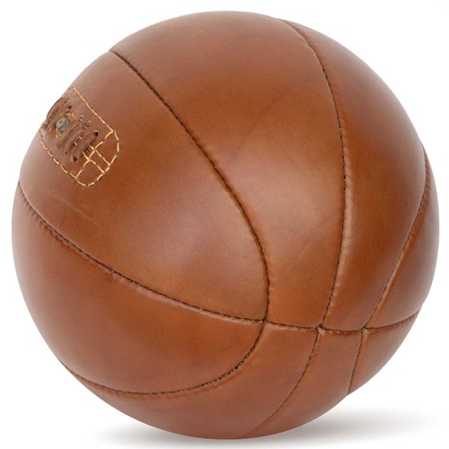 Retro basketball aus - retro, echtleder