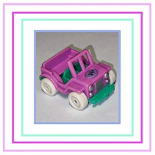 Polly Pocket Mini Jeep Auto Pet Surgery On The Go Tierarzt Bluebird 1996 vintage