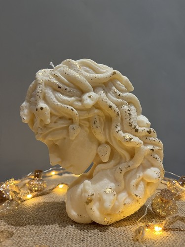 Medusa kerze aus sojawachs - medusa,