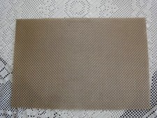 6 Platzsets gewebt 45 x 30 cm mattgold abwaschbar