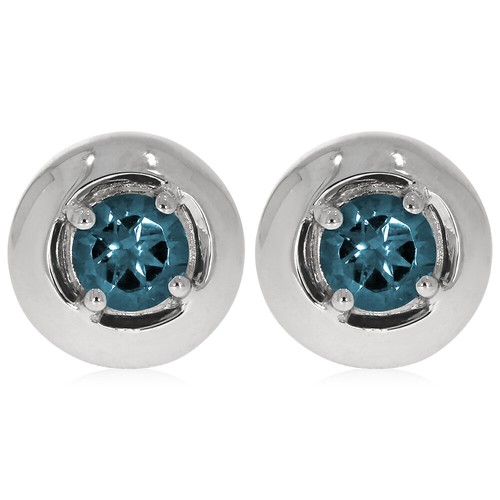 Xen ohrstecker mit london blue - ohrstecker,