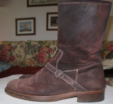 BUTTERO Bikerstiefel, Wildleder, Gr. 44, Made in Italy,  incl. Zedernholzspanner