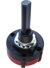 SRCP263-30F-112NA; Drehschalter 26mm 12 Positionen mit Stop,  veränderbar