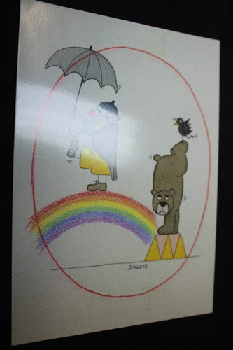 Postkarte künstlerkarte - postkarte,