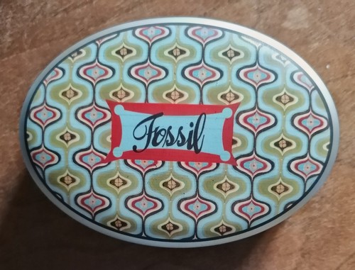 Fossil metalldose uhrenbox - fossil,