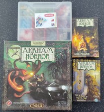 Arkham Horror - 2. Edition + Dark Pharao + King in Yellow (alle auf Englisch) 