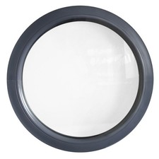 Rundfenster Fest Anthrazitgrau glatt 7016 Kunststoff VEKA 2-fach Verglasung