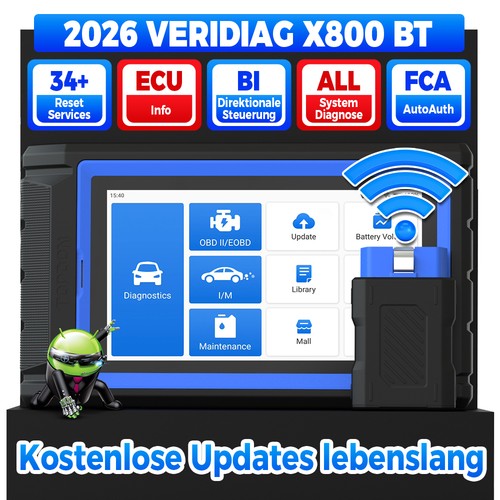 Topdon veridiag x800 obd2 - veridiag, bt