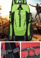Rucksack Damen Wasserdicht Outdoor Trekking Wanderrucksack Backpack 40L Grün DHL