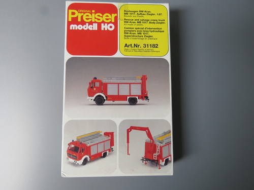 Preiser bausatz feuerwehr - feuerwehr, mb