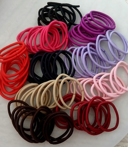 100x haargummi haarband - 100x,