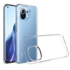 Für Xiaomi Mi 11 Lite 5G - PROTECT SLIM Silikonhülle Case Handy Tasche Etui Klar