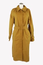 Spoom Damen Jacke Gr. 34 Gelb Baumwolle Jacke Mantel  Gewachst