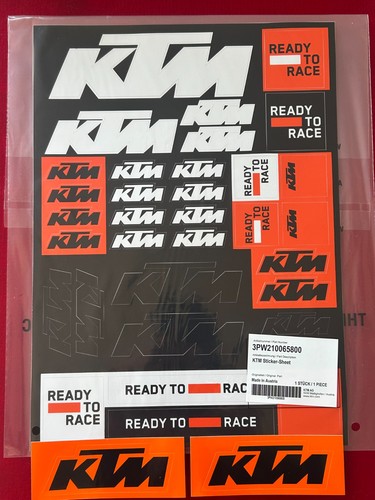 Ktm motorrad aufkleber set - motorrad,