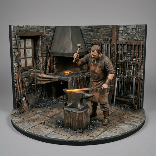 Figur mittelalter blacksmith - mittelalter,