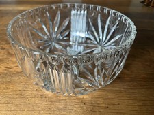 Obstschale Glas mit Schliff