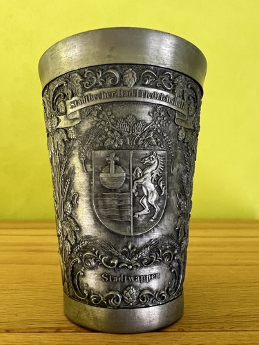 Zinnbecher stadtbecher bad - 1x,