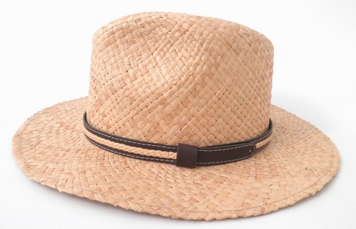Herren strohhut raffiastroh - ,