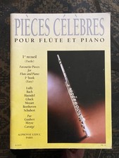 Noten Flöte Klavier Pieces  Celebres leichte Stücke 1. Band Alphonse Leduc Paris