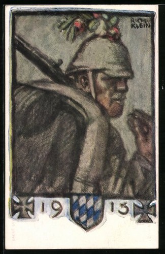 Künstler richard klein - künstler-ak,