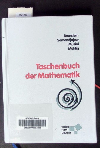 Taschenbuch der mathematik - taschenbuch,