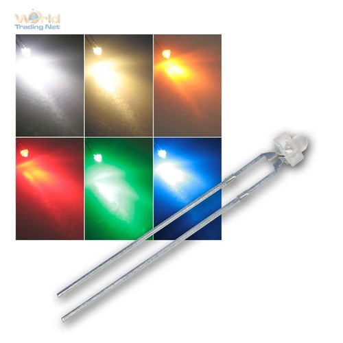 Leds 8mm diffus miniatur - 1,8mm,