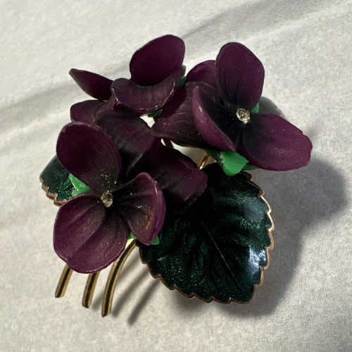 Blumen brosche goldfarben mit - goldfarben,