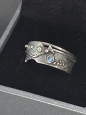 Vintage Ring Silber Mondstein