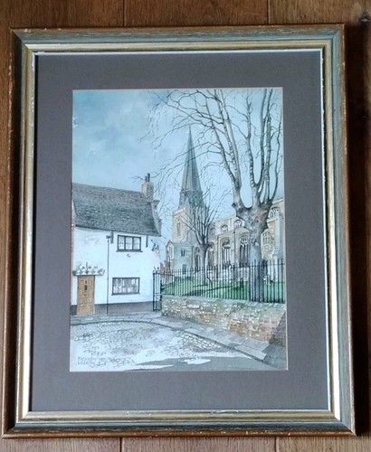 Vintage aquarell das haus des - aquarell,