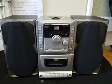 ICE Kompakt-Stereo-Anlage Radio, Kassettenrecorder, CD, 2 Boxen s.Fotos