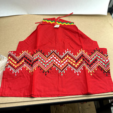 Damen Kleid Kostüm Karneval Halloween Rot Motive Ungetragen