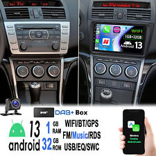 DAB+ Für Mazda 6 GH 2007-2012 9" Android 13.0 Autoradio GPS Navi WiFi RDS 1+32GB