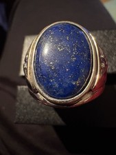Lapislazuli-Herren-Silberring
