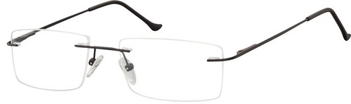 Leichte randlose brille - randlose, +
