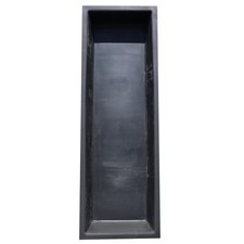 GFK Rechteckbecken (Schwarz)