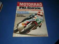 Das Motorrad 20/1972, Triumph Bonneville 650 ccm, Kontaktlose Bosch Zündung. 