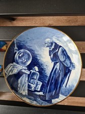 Echte Kobalt Wandteller