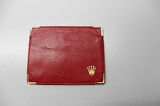 Rolex Karten Etui Mäppchen Leder Rot 0101.60.05