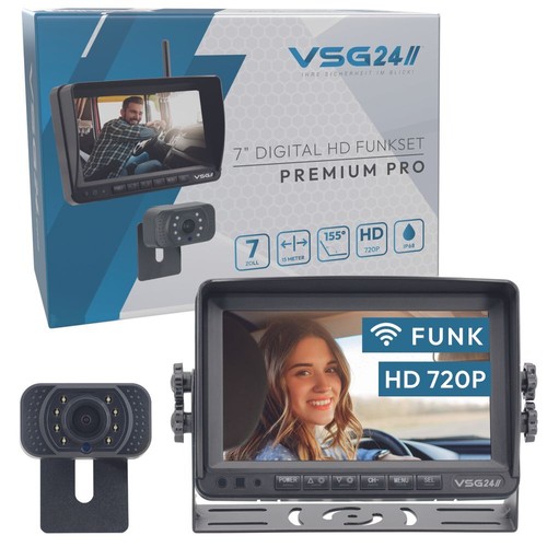 Funk hd rückfahrkamera - 7", funk-hd-rückfahrkamera