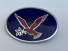 Vintage Friedenstaube Emaille