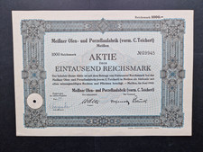 Aktie Meißner Ofen- u
