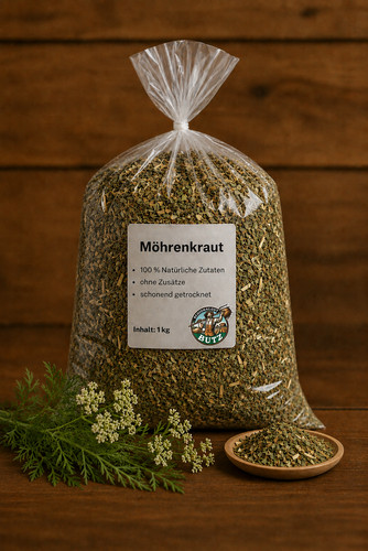Möhrenkraut getrocknet kg - getrocknet,